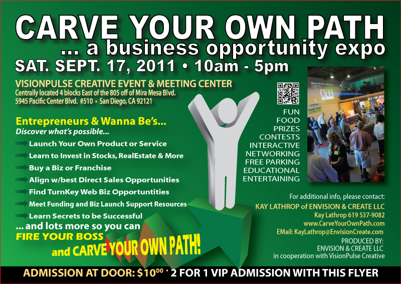 opportunity flyer own path carve expo